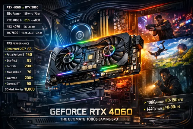 Rtx 4060 купить цена: подробный обзор, сравнение характеристик, рекомендации по выбору и покупке, производительность в играх, совместимость с ПК и советы перед заказом