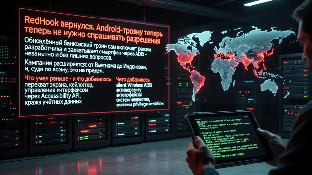 RedHook вернулся. Android-трояну теперь не нужно спрашивать разрешения
